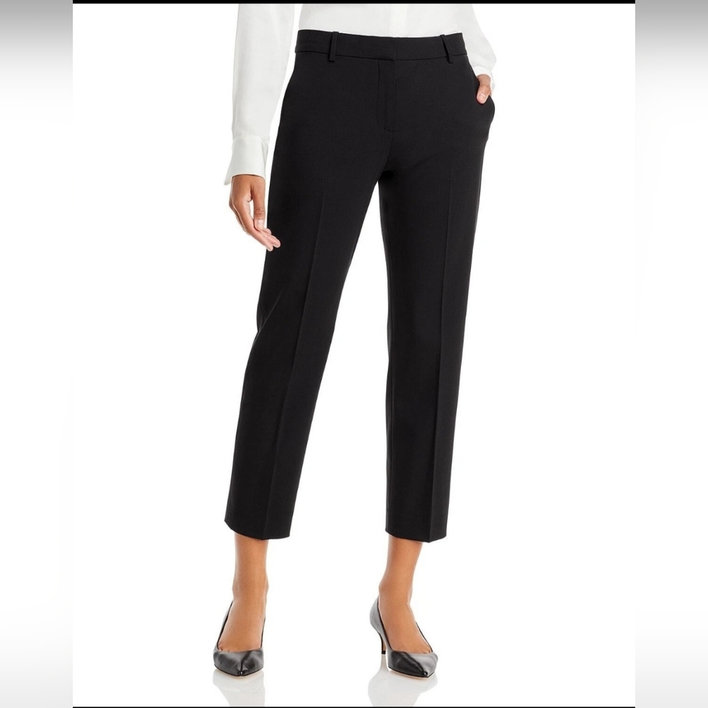 Theory Black Cropped Pants